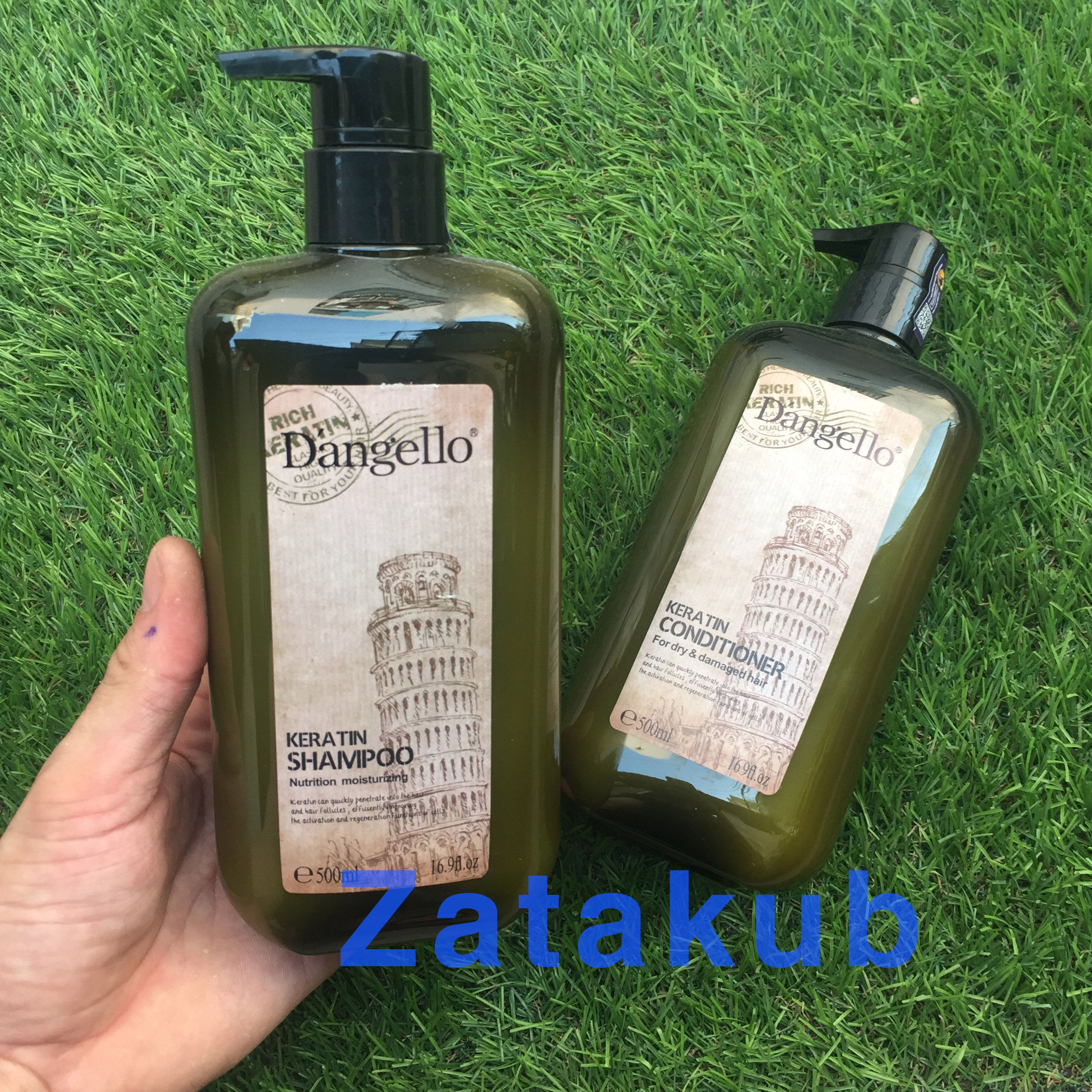 [HCM]Dầu gội xả siêu mượt Dangello Keratin 500mlx 2