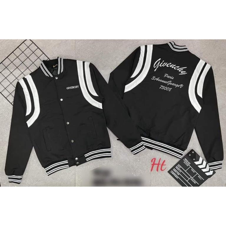 [FREESHIP] Áo bomber bóng chày vạch trắng 2 bên vai Give Ht