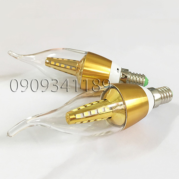 [HCM]Bộ 5 bóng đèn led nến đuôi E14