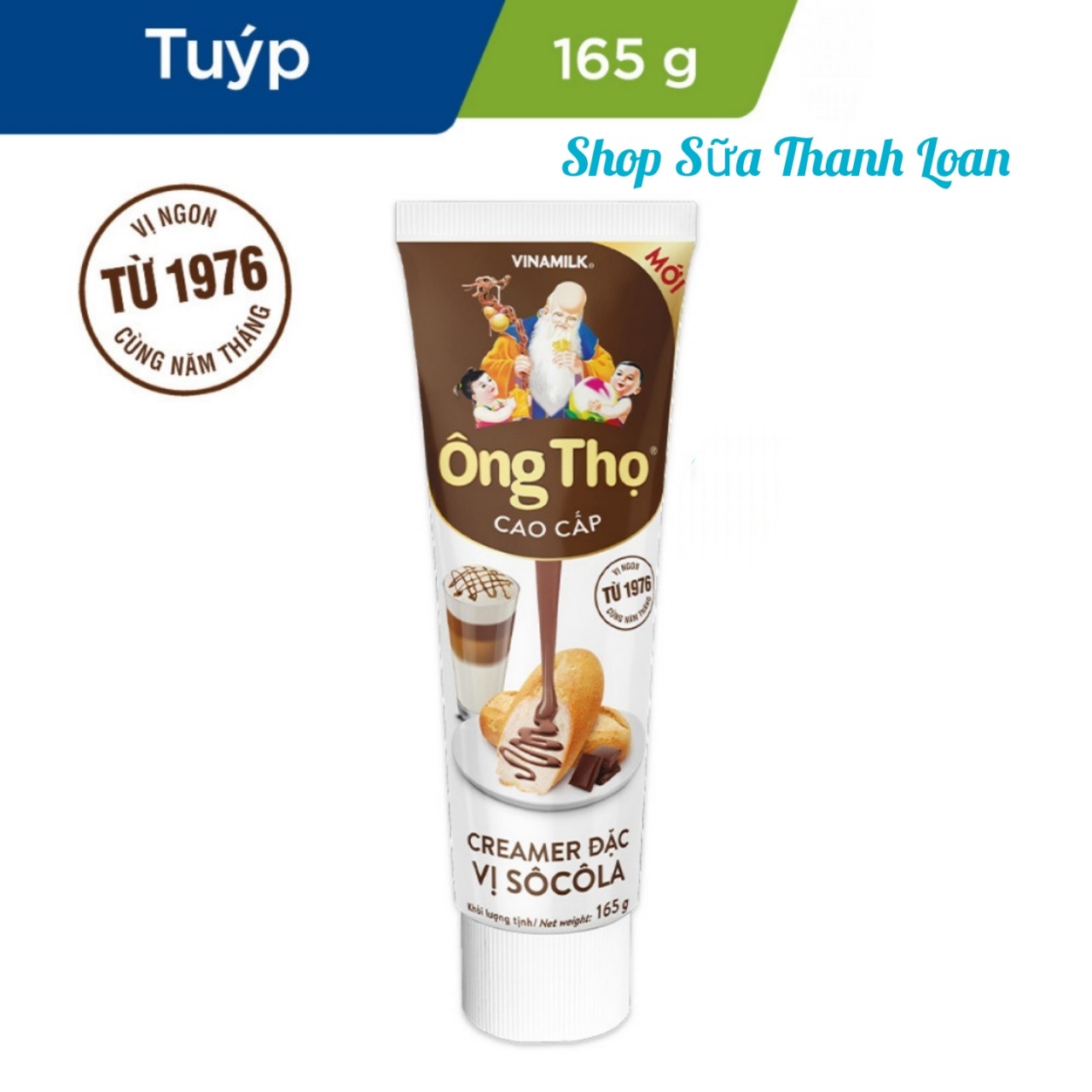 (HSD T12-2026) COMBO 3 TUÝP SỮA ĐẶC CÓ ĐƯỜNG ÔNG THỌ ĐỎ - TUÝP 165G.