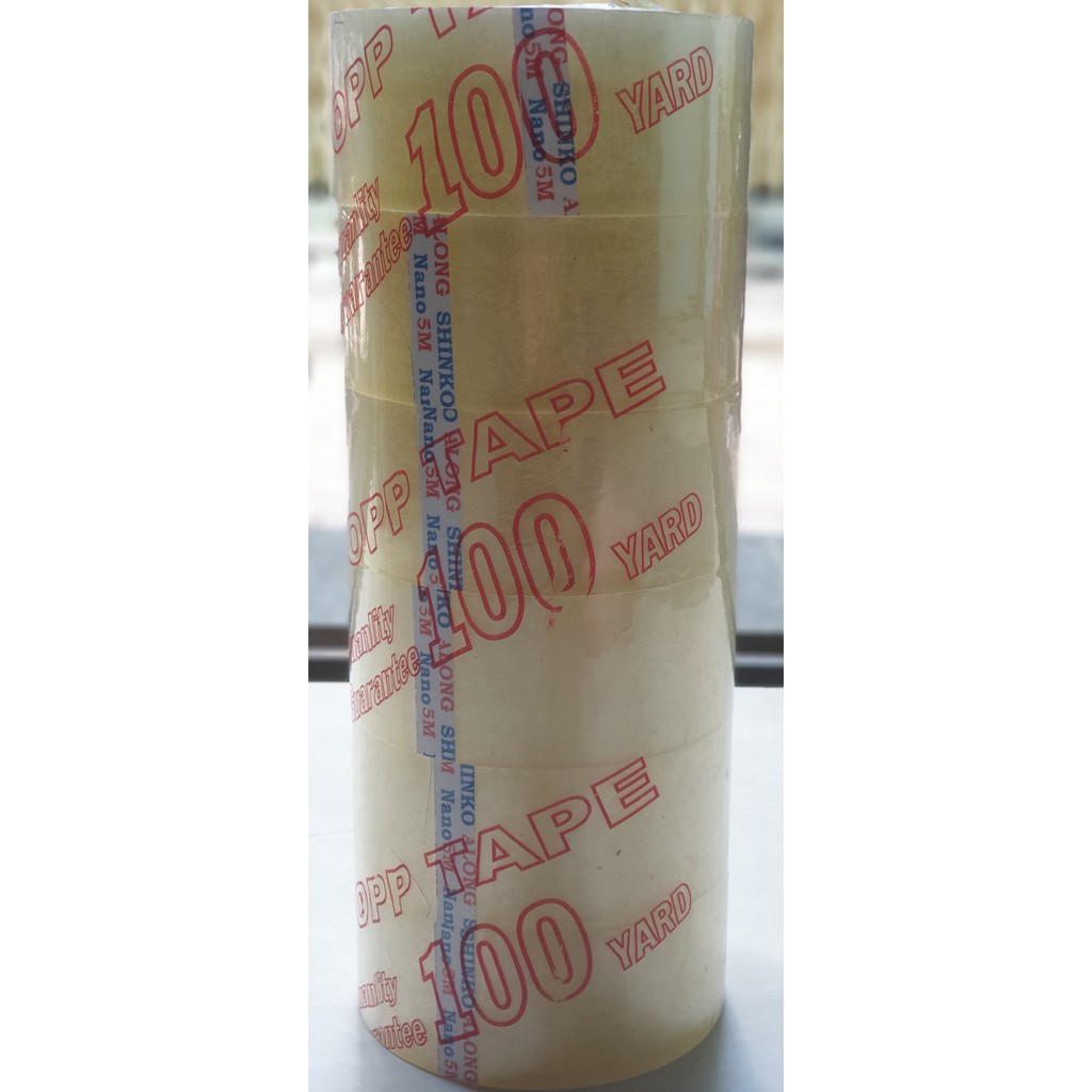 Băng Keo 100 Yards- Trong, Đục [ 1Kg2/Cây ] - Đèn Led Thiên Vân