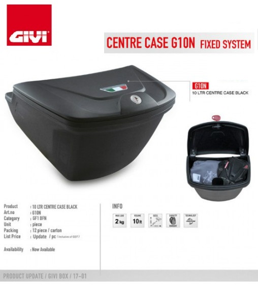 Thùng giữa GIVI G10 tặng kèm móc SH cho xe WINNER 150