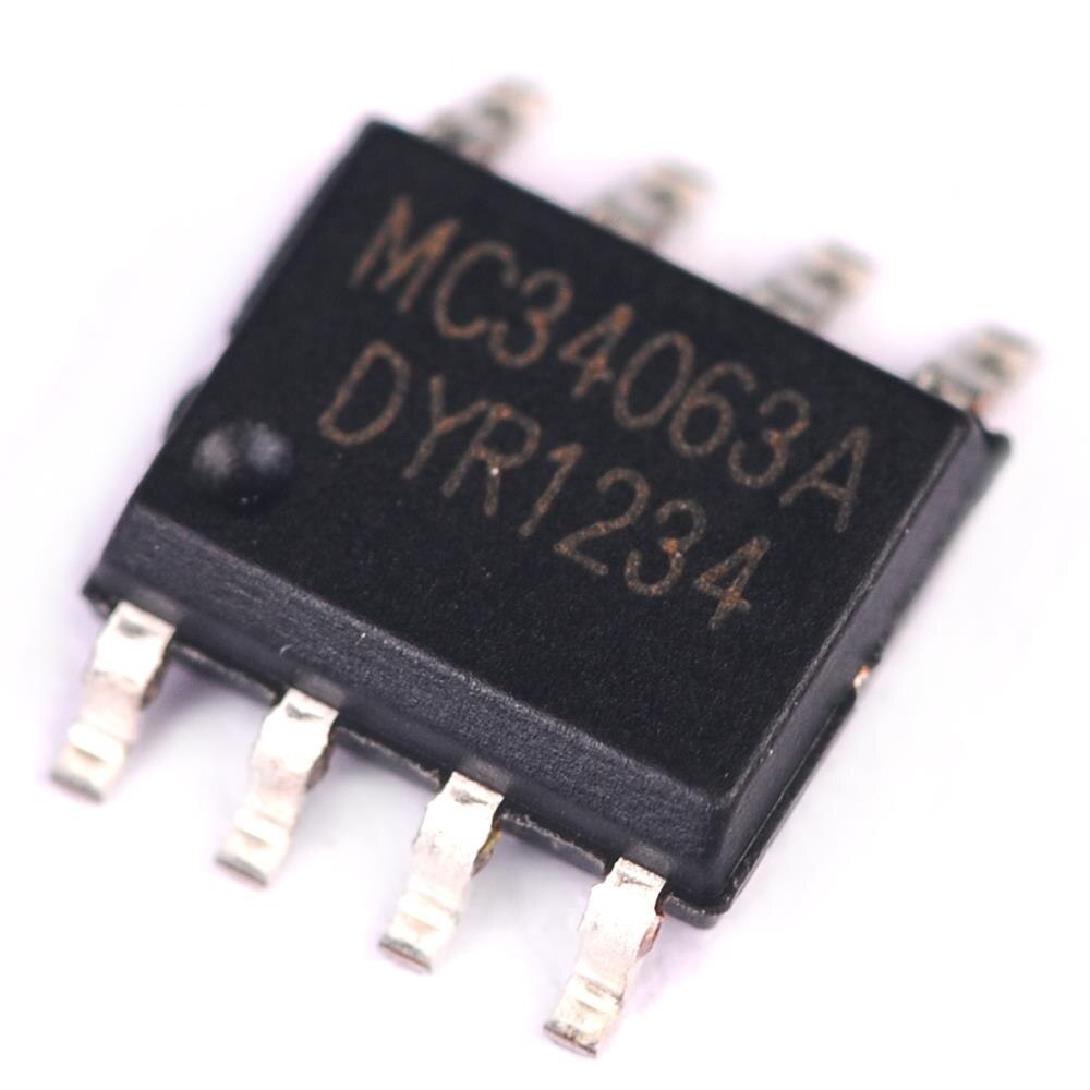 2 con mc34063a dc/dc sop-8 mc34063 34063 ic điều khiển mạch nguồn +dc sang -dc