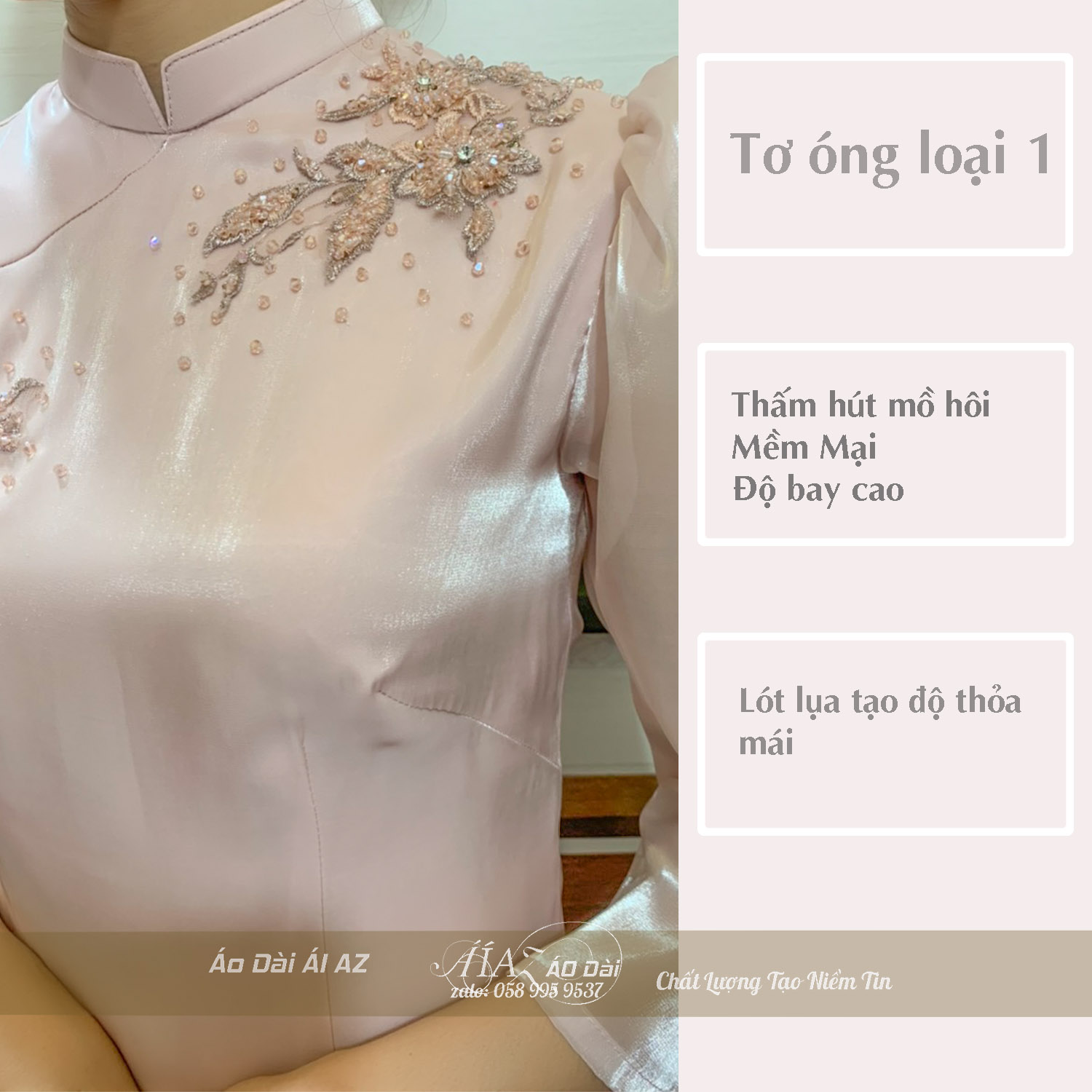 Áo Dài Cách Tân Nữ 4 Tà Hàng Cao Cấp