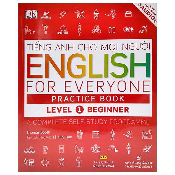 Fahasa - Tiếng Anh Cho Mọi Người - English For Everyone - Level 1 Beginner - Practice Book