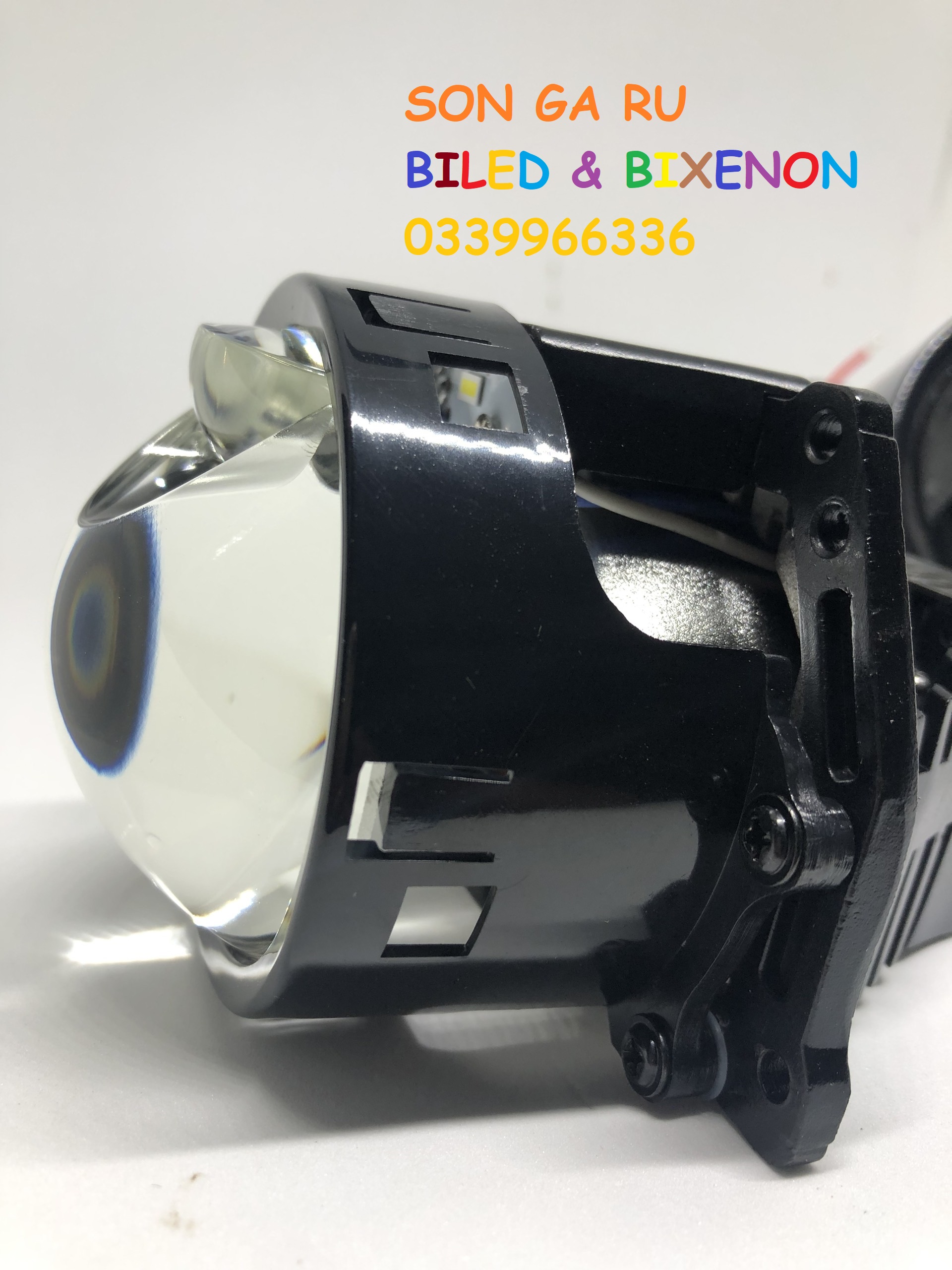 [BH 12th] BILED pha mắt ếch 3 inch 55W , trợ pha nhân led phụ