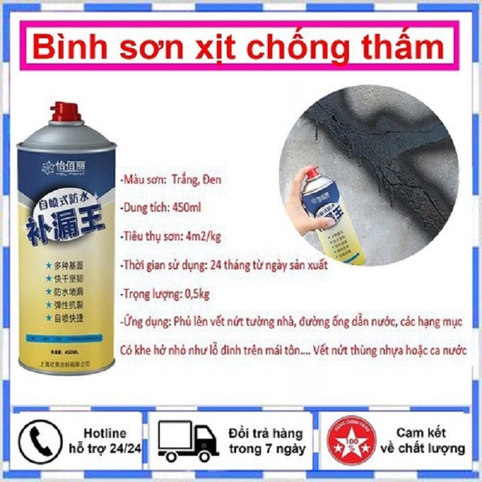 Bình sơn xịt chống thấm đa năng