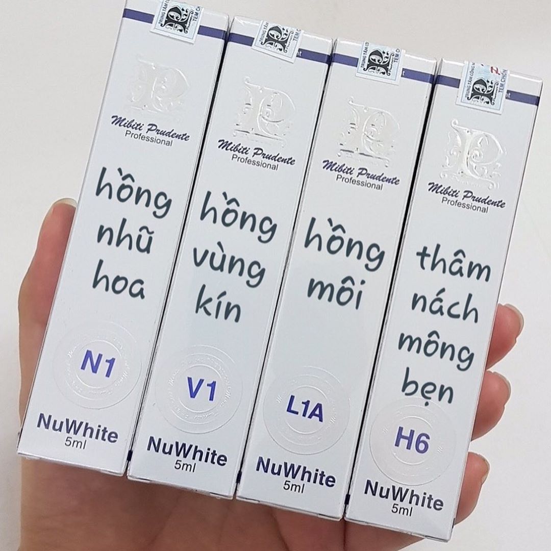 [HCM]KEM HỒNG MÔI NUWHITE L1A