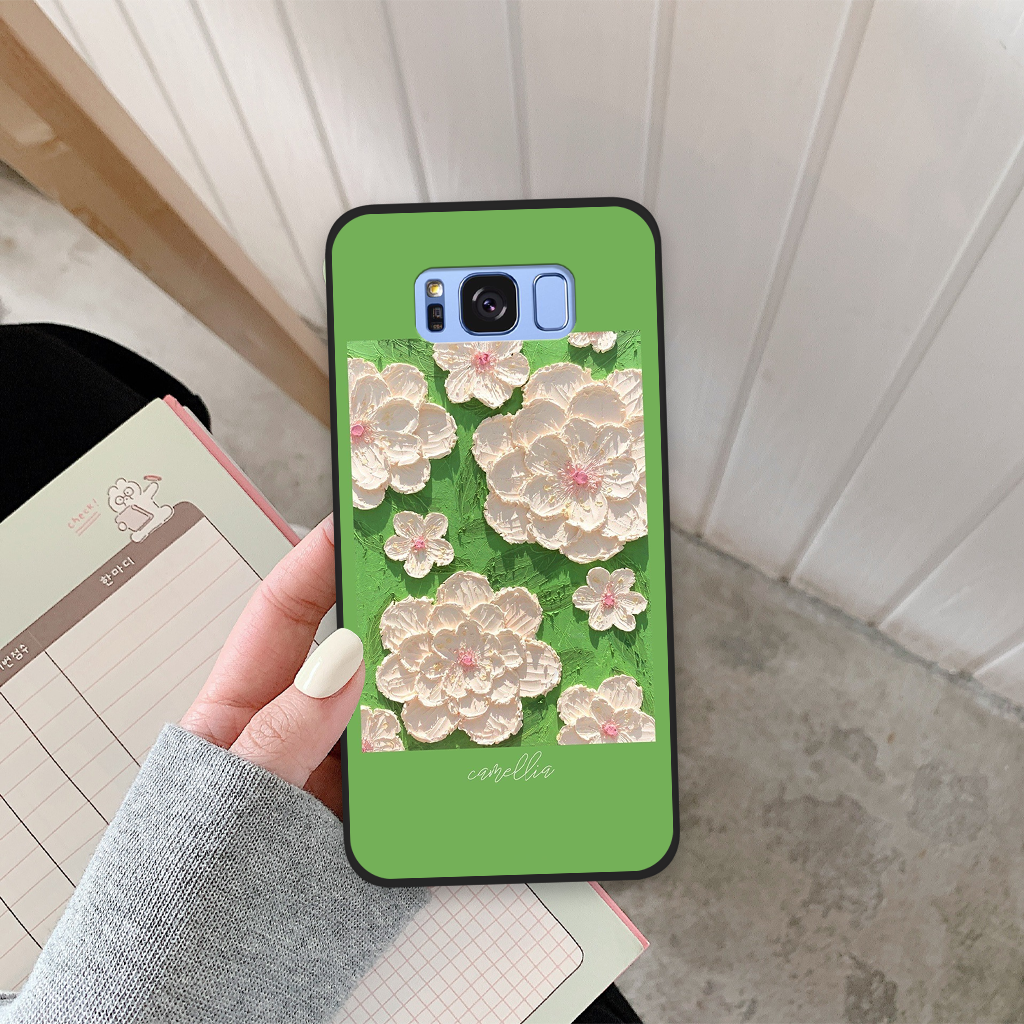 Ốp lưng Samsung Galaxy S8 / S8 Plus / S8+ in hình hoa, bầu trời, ốp thời trang viền dẻo