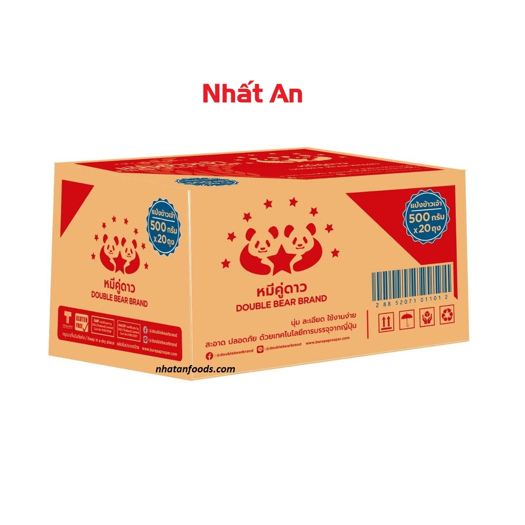 Bột gạo Thái Lan Double Bear 500gr