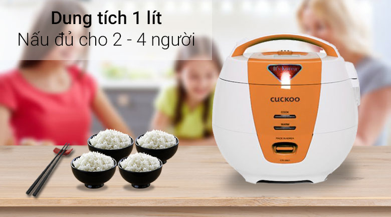 Nồi cơm điện Cuckoo 1 lít CR- 0661 - PP Điện Gia Dụng Hải Kim Long