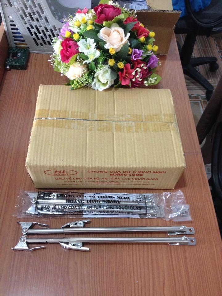 Combo 10 chống cửa sổ thông minh HL Smart loại thẳng