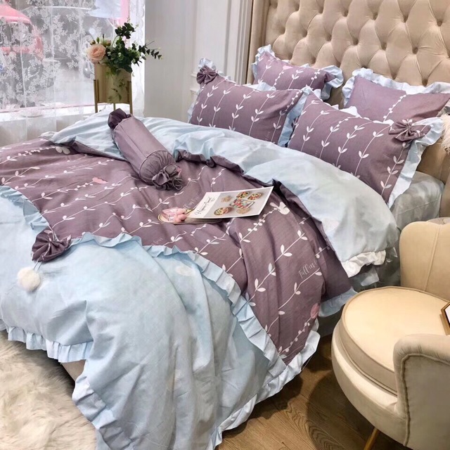 Bộ Cotton Đũi Bánh Bèo 4 Món