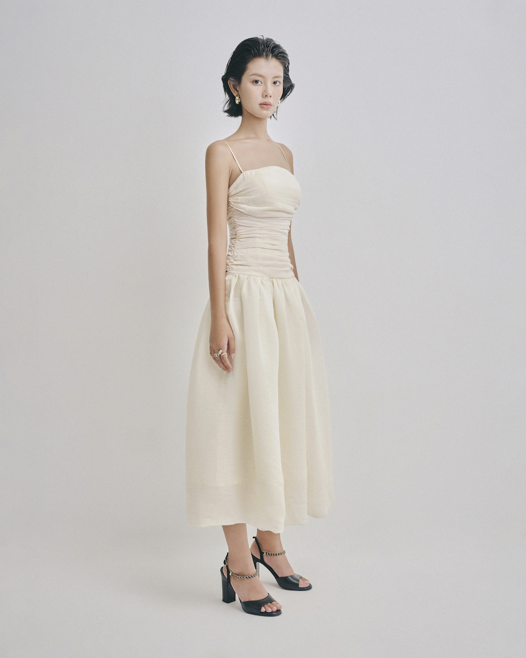 Đầm dài tùng gập - Thea Dress