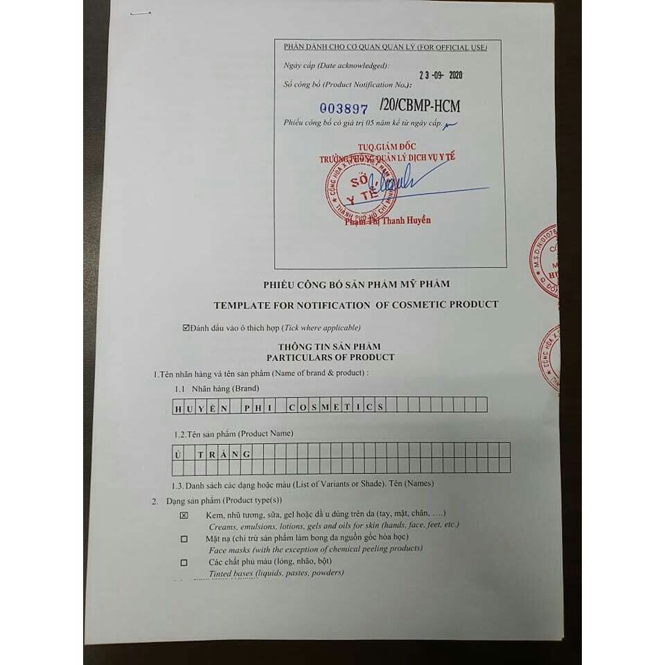 KEM NÁM MỚI HUYỀN PHI CHÍNH HÃNG