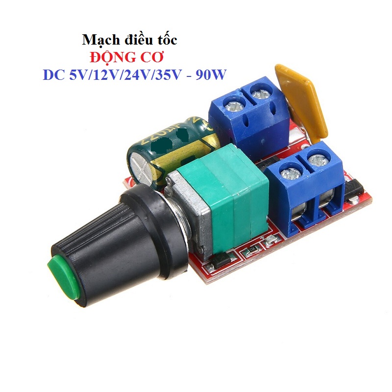 Mạch điều khiển tốc độ động cơ DC 12V-35V DC-5A