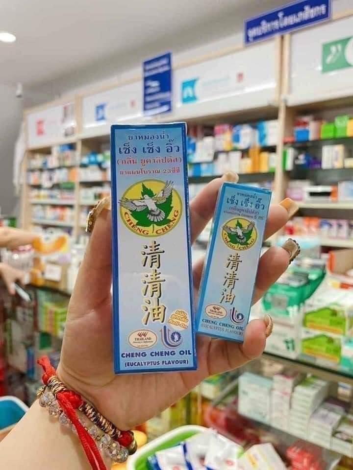 01 Dầu Nóng Cheng Cheng Thái Lan 5ml