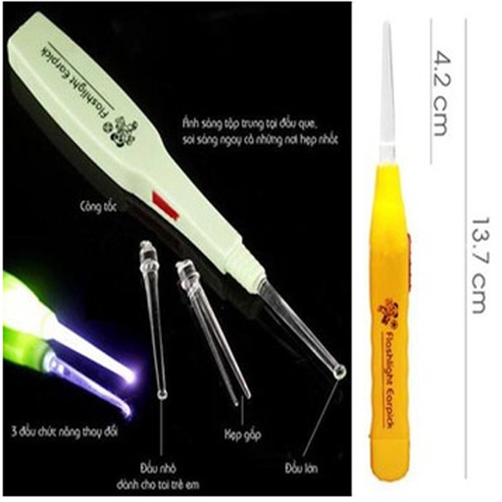Lấy ráy tai đèn led có hộp