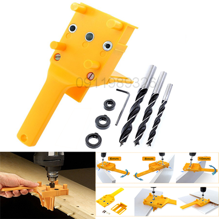 Cữ Khoan Chốt Gỗ - Cữ Khoan Thẳng 6 8 10mm