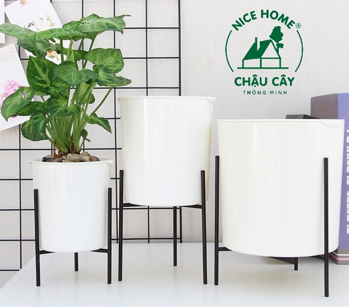 Chậu cây tự dưỡng thông minh- TA03 Iron
