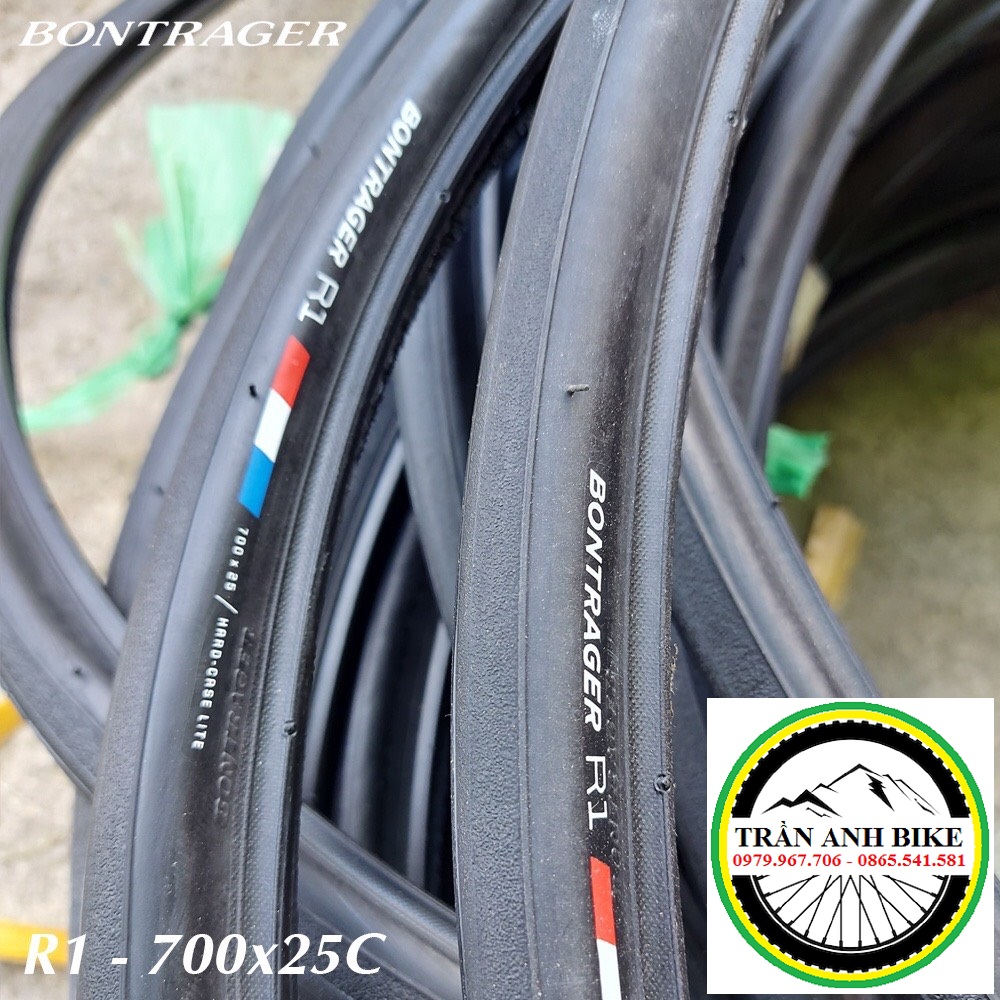 Lốp (Vỏ) Trọc Xe Đạp BONTRAGER R1 700x25C - 1 Cái