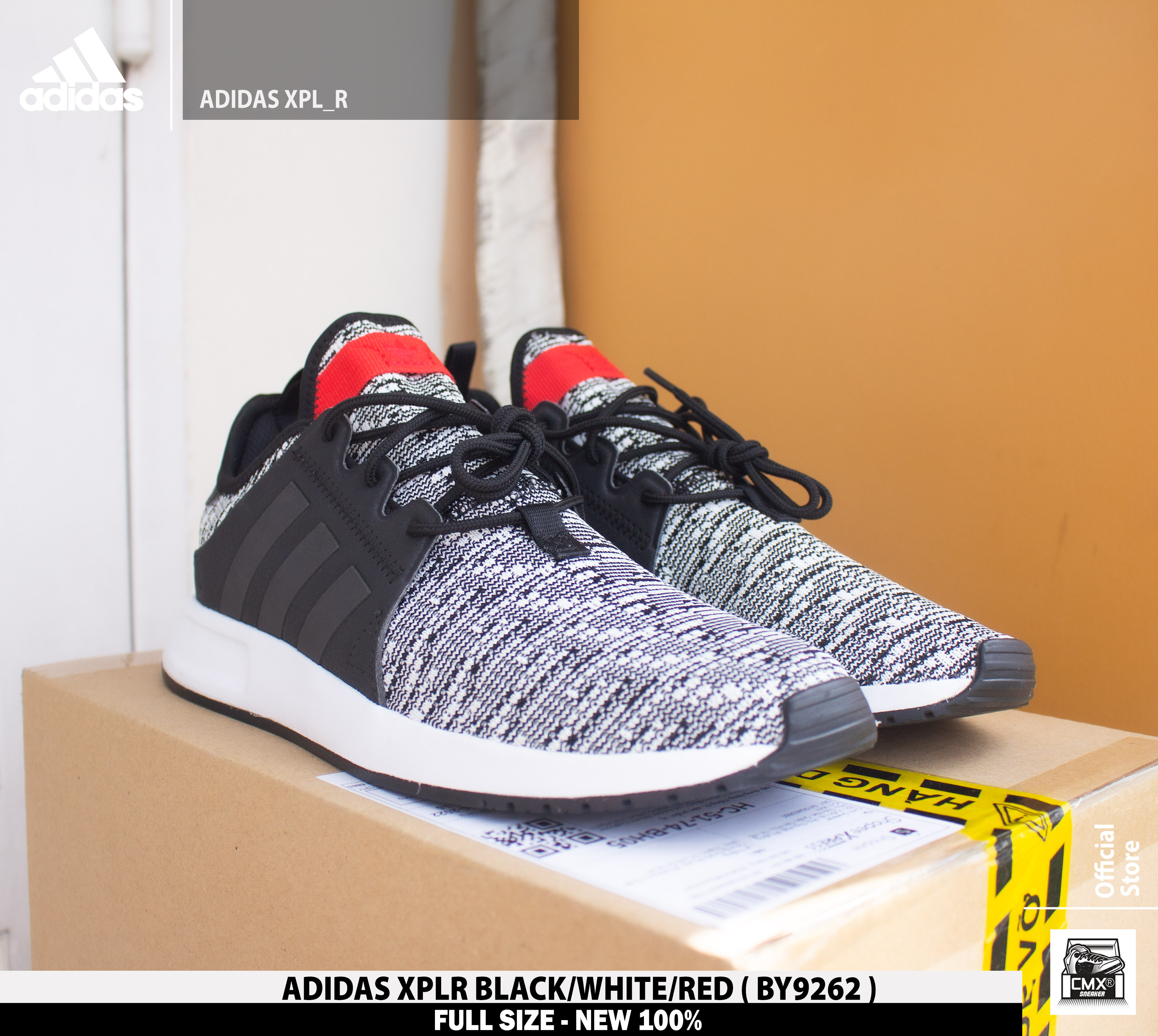😘 [ HÀNG CHÍNH HÃNG CÓ SẴN ] Giày Adidas XPLR BLACK/WHITE & BLACK/WHITE/RED ( CQ2405 - BY9262 ) - REAL AUTHENTIC 100%