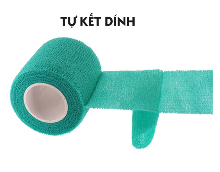 Băng dán thun thể thao tự dính (1 cuộn) - Loại 10cm