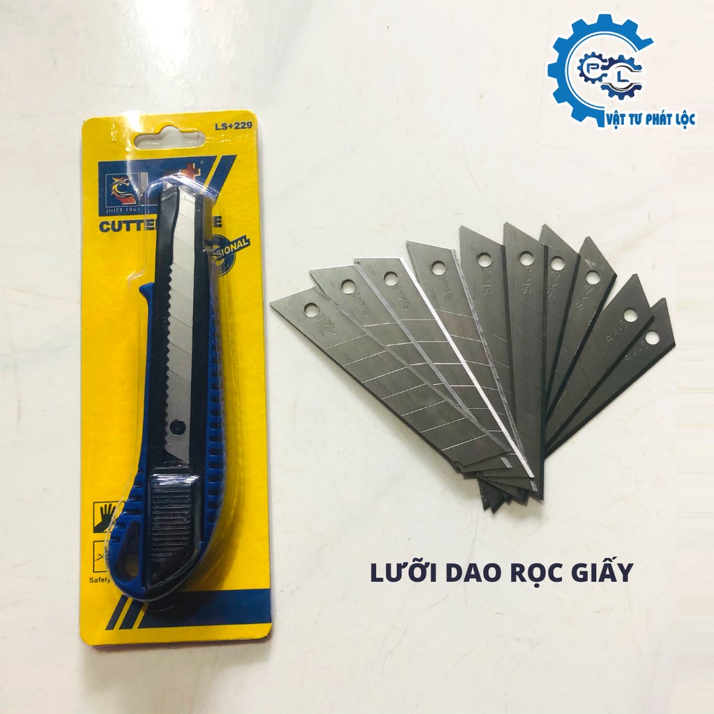Lưỡi dao rọc giấy (10 lưỡi)