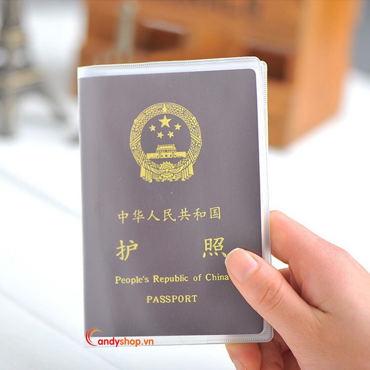 Bao đựng passport PVC trong suốt PP40