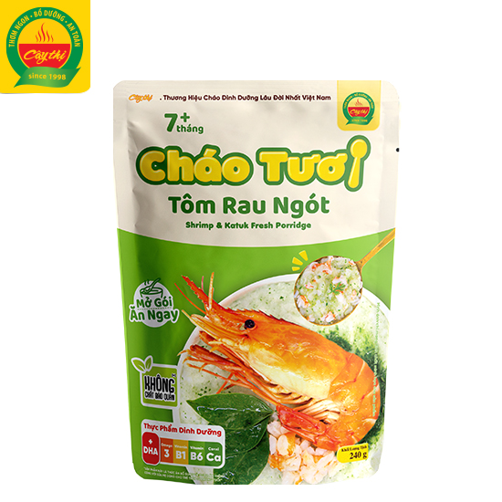 Thùng 30 Gói Đủ 10 Vị Cháo Tươi Cây Thị - Mỗi Vị 3 Gói