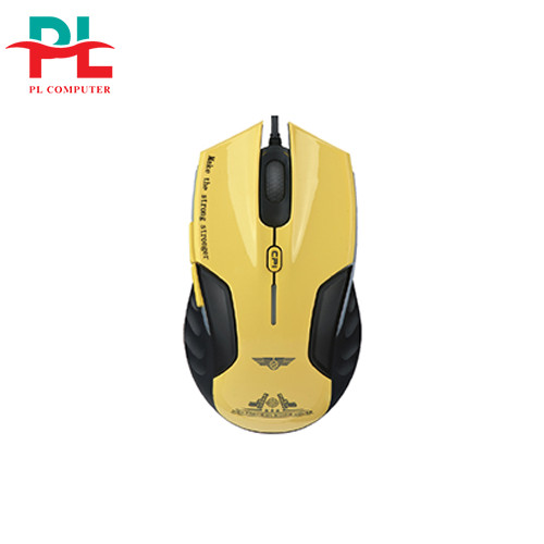 Chuột Newmen G7+ Plus Wired (Vàng, Đen)