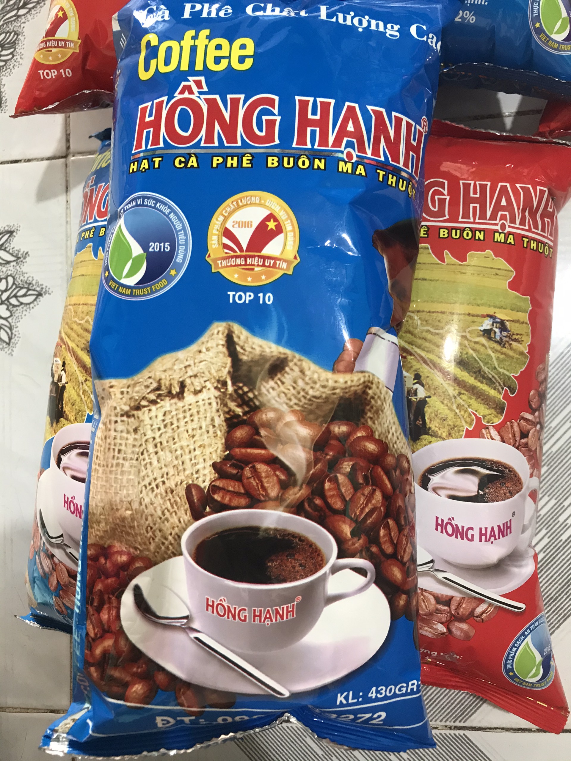 Cà phê Hồng Hạnh thượng hạng gói 430gam
