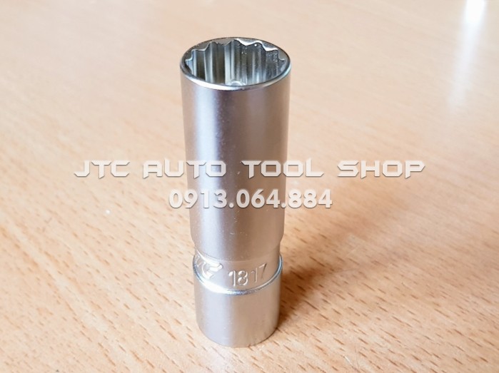 Tuýp 1/2" tháo bugi 12 cạnh x 16mm JTC-1817