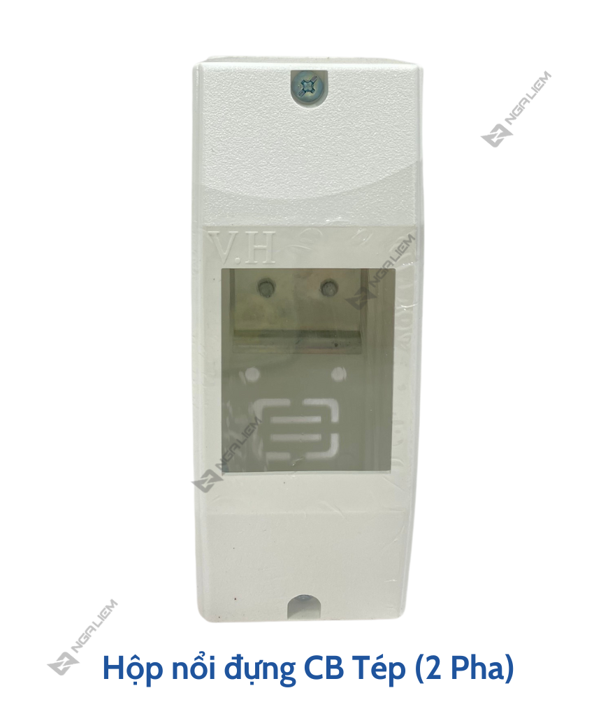 Hộp Nổi Đựng CB Cóc, Tép, 2 Pha, 3 Pha, 2 Pha Có Nắp VĨNH HƯNG [Chống Cháy]