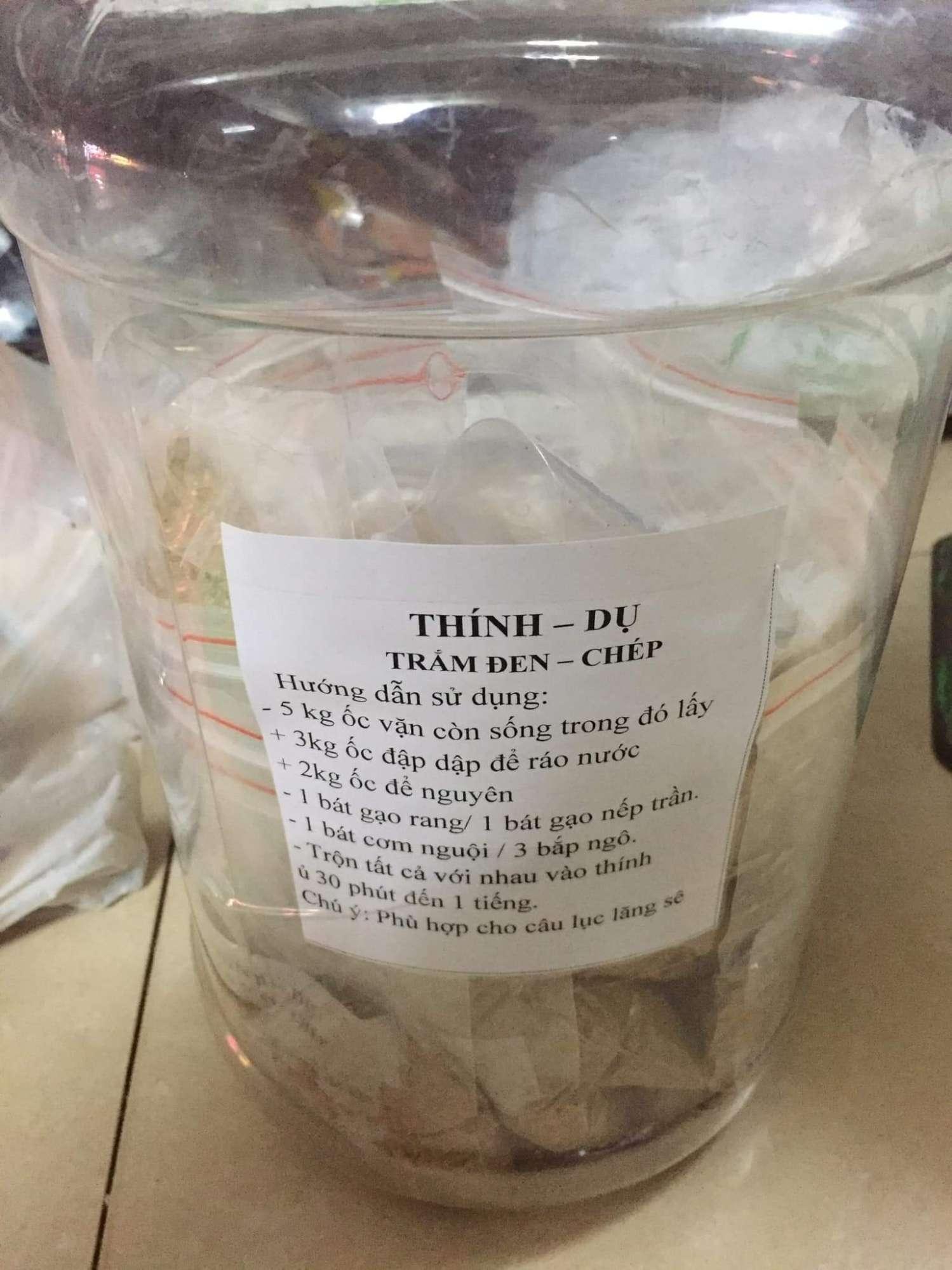 Mồi Thính dụ Trắm đen - Chép Trần Hùng
