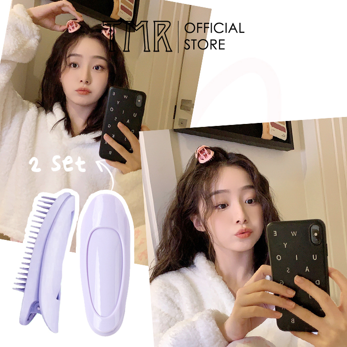 [2 set] Kẹp Phồng Chân Tóc Thanh Răng Lược Size Lớn Dream Pastel, Thiết Kế Chống Trượt Chính Hãng TMR