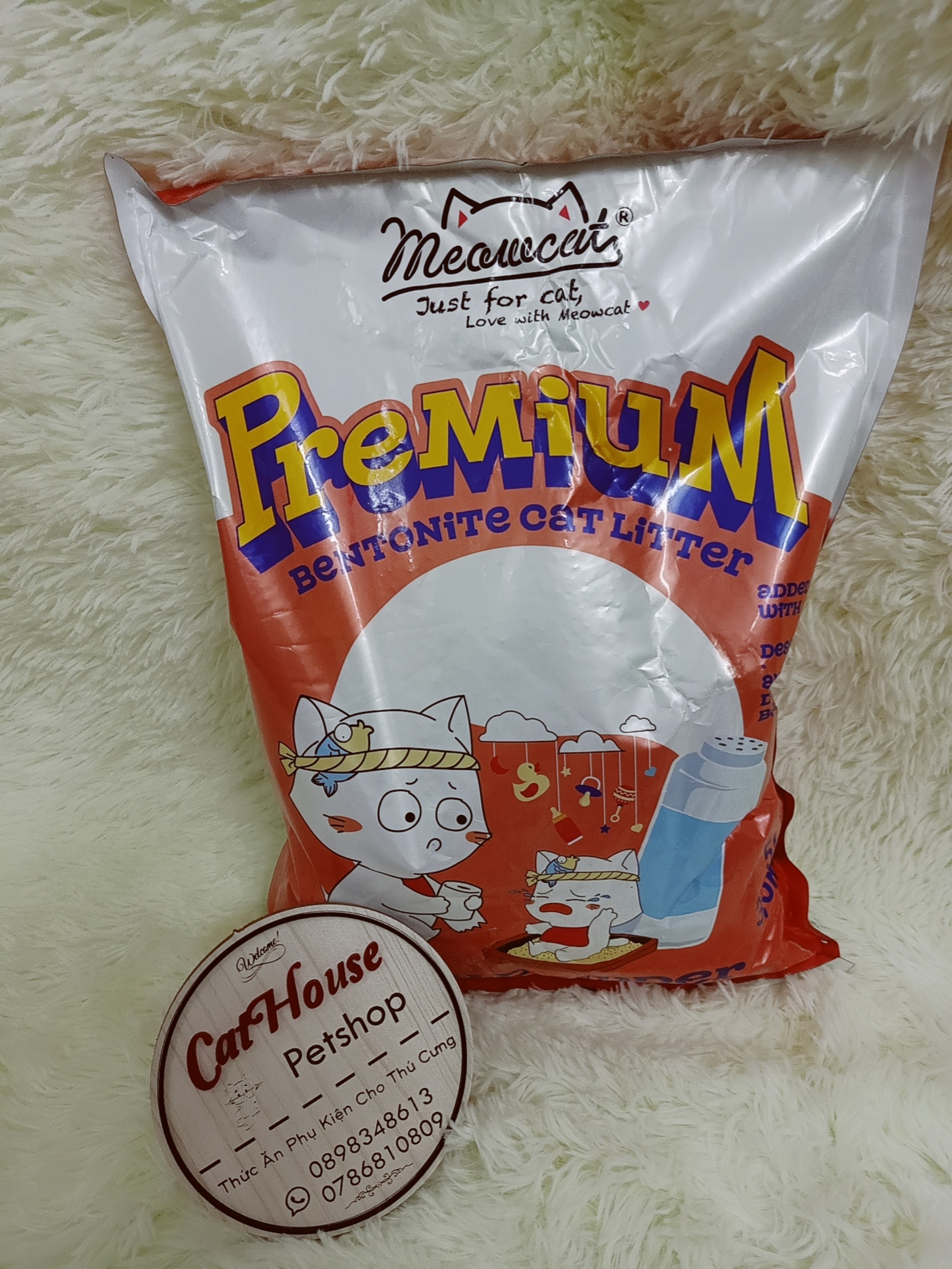 [HCM]Cát VỆ Sinh Meowcat Bentonite 5L