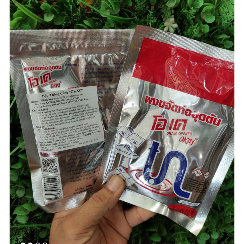 Bột Thông Cống Okay 100gr - Thái Lan