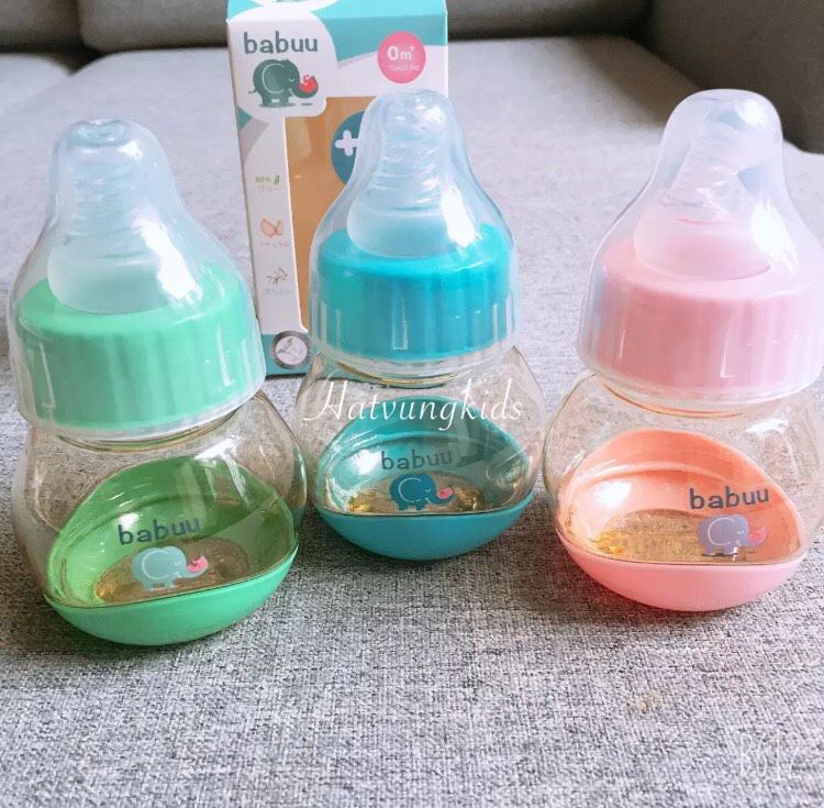 Bình sữa babuu 75ml nhập khẩu chính hãng cho bé sơ sinh