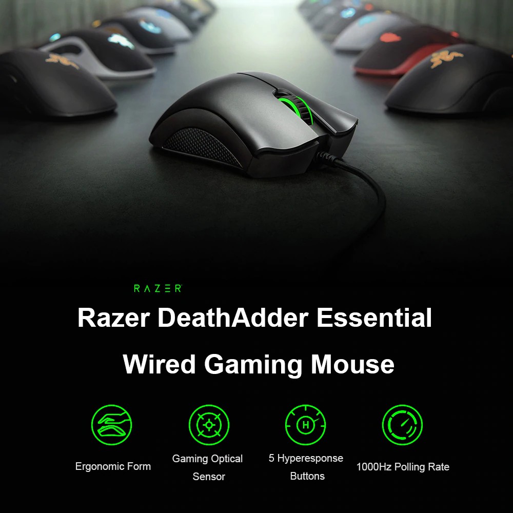Chuột chơi game Razer Deathadder 3.5g 6400DPI