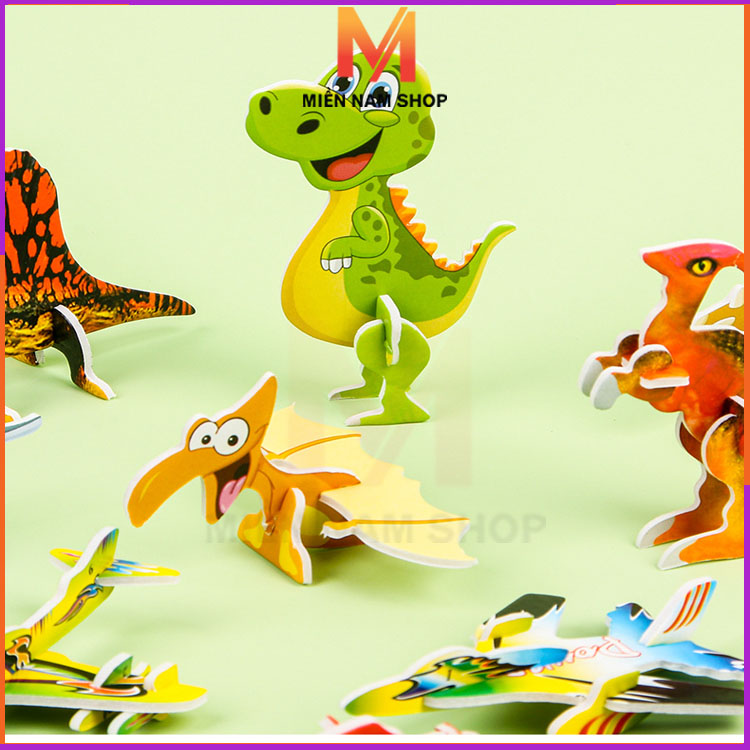 Đồ chơi lắp ráp mô hình 3D mini bằng xốp