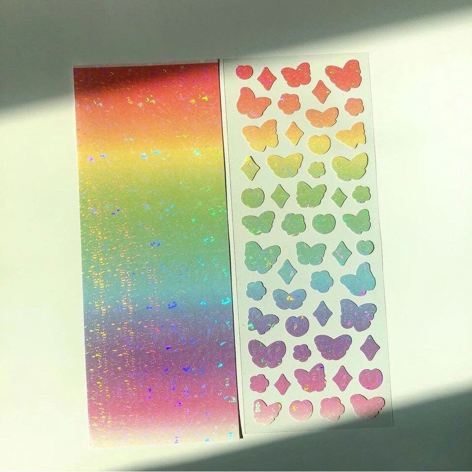Stickers confetti có nhũ trang trí toploader/ confetti