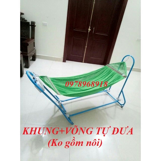 Võng tự đưa cho bé ( sản phẩm có khung + võng + máy đưa+ sạc)