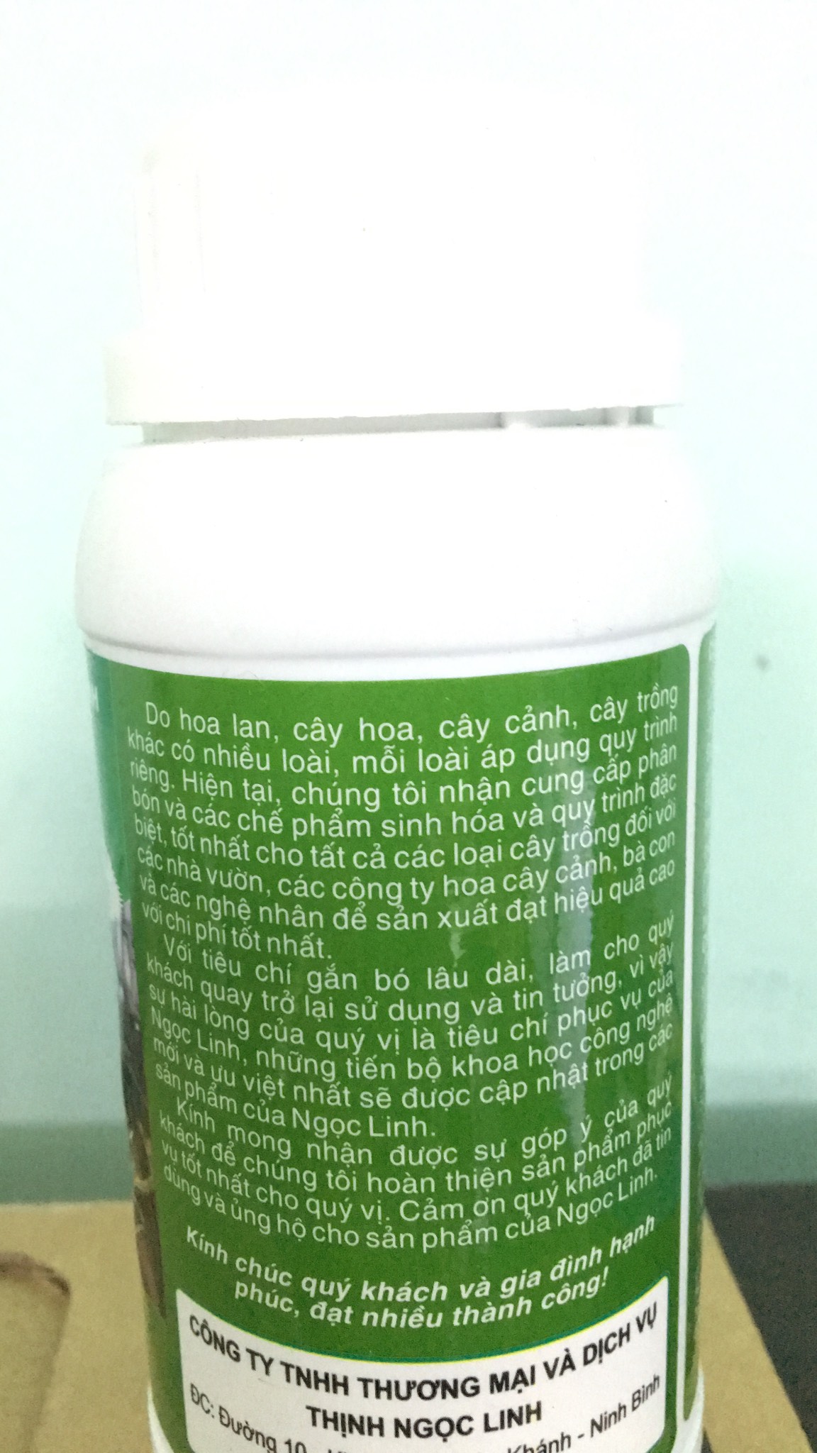 chế phẩm chống thối nhũn và xử lý giá thể NGỌC LINH 12H lọ 250ml