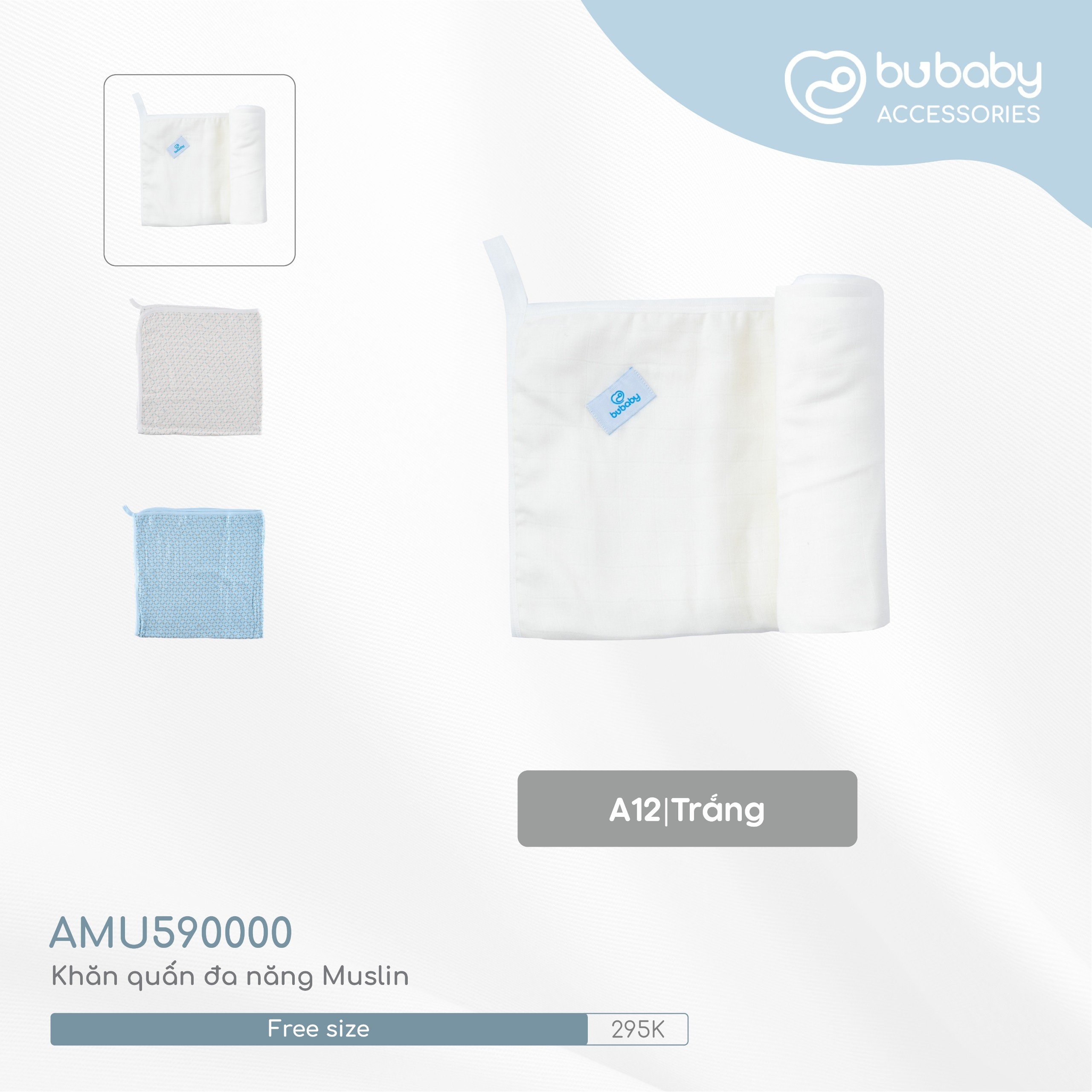 Khăn quấn đa năng Muslin trẻ em Bu