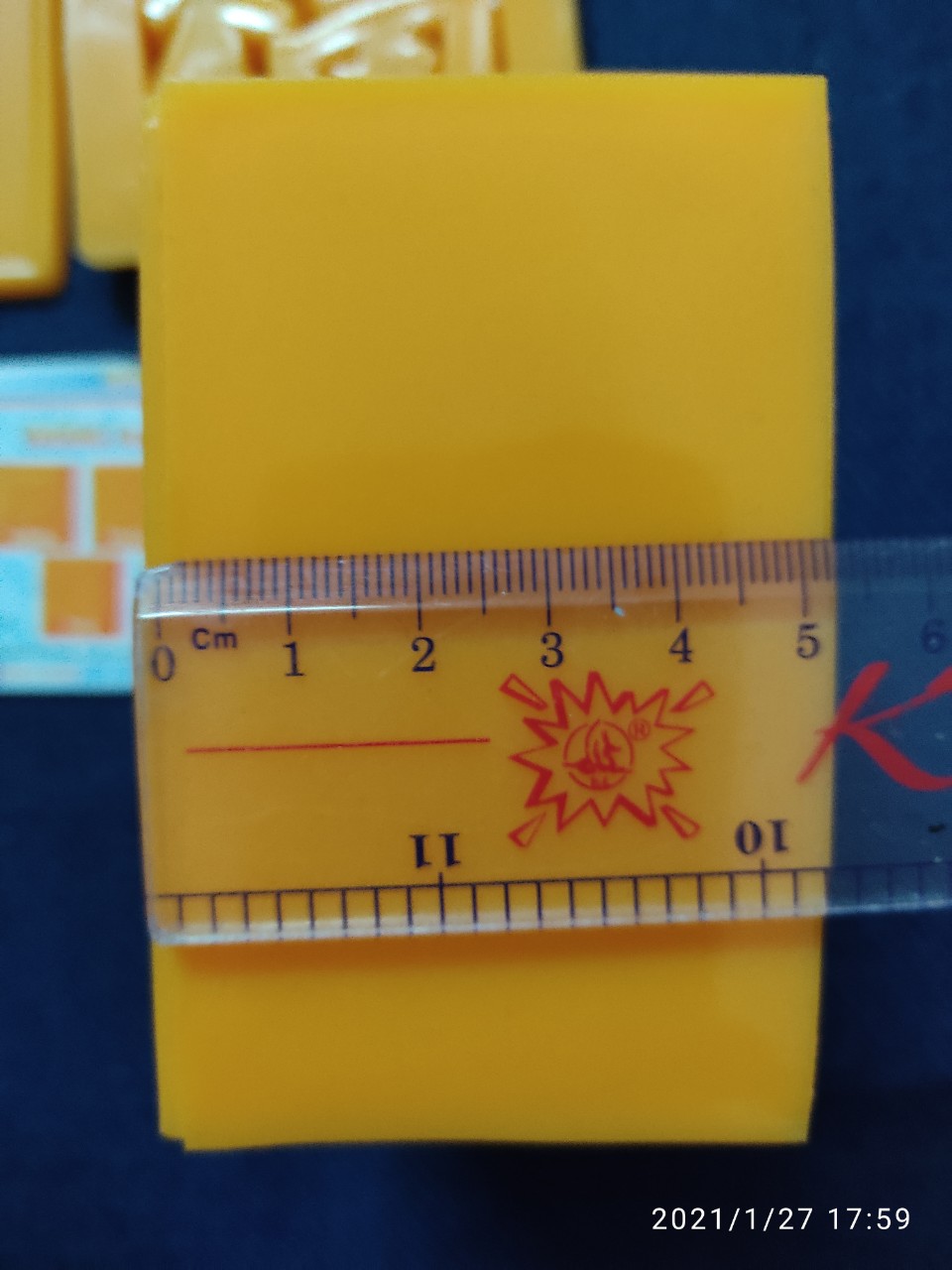 KHUÔN NHẬN XÔI VUÔNG HÌNH CHỮ PHƯỚC 8CM