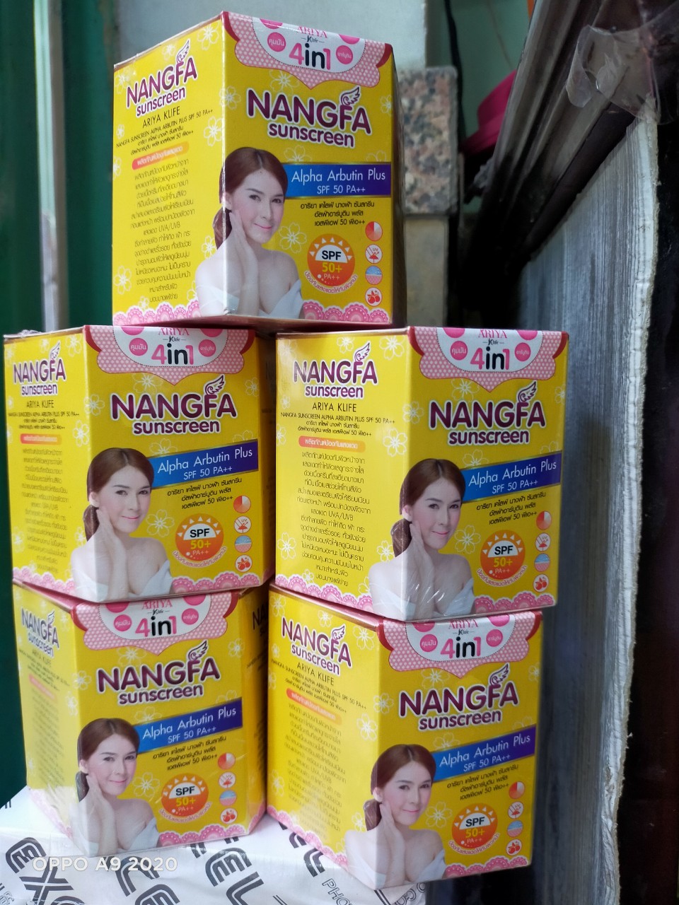 kem chống nắng nangfa size lớn 20g thái lan