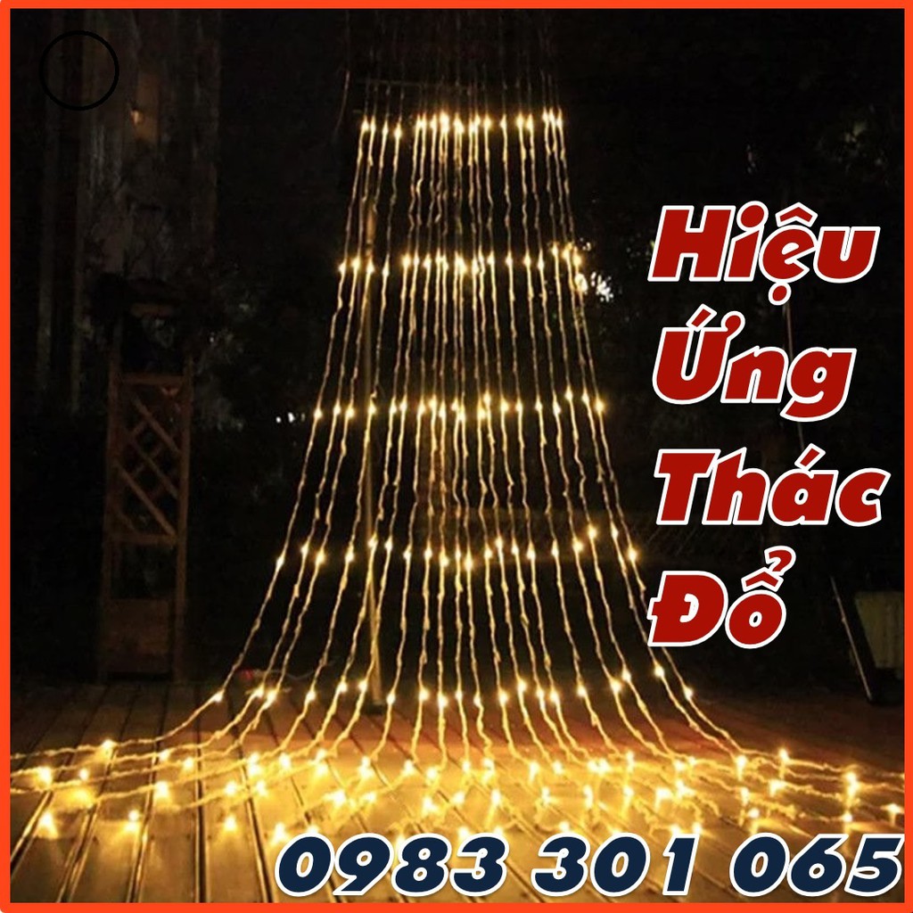 Đèn rèm led hiệu ứng thác đổ, mưa rơi