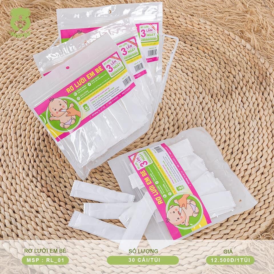 Rơ lưỡi em bé mipbi túi 30 cái