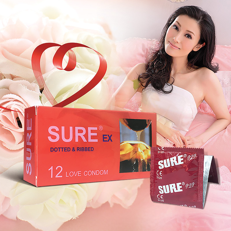 Bao cao su Sure EX (Nhập khẩu Malaysia) - Hộp 12 cái